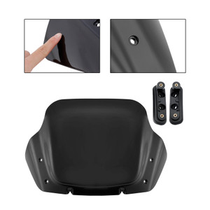 2023-2024 Touring Street Glide CVO 117 121 Windshield WindScreen w/ Bracket Black Kit Generic