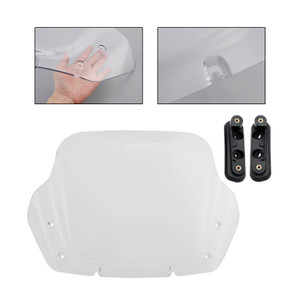 2023-2024 Touring Street Glide CVO 117 121 Windshield WindScreen w/ Bracket Clear Kit Generic