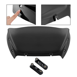 2023-2024 Touring Street Glide CVO 117 121 9" Windshield with Bracket Black Generic