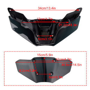 2024-2025 YAMAHA MT-09/SP ABS Motorcycle Windshield WindScreen Black Generic