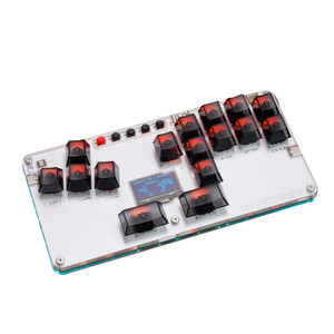 PC/PS3/PS4/Switch And Other Gaming Devices MustFun Hitbox Mini Stickless Controller Suitable White Generic