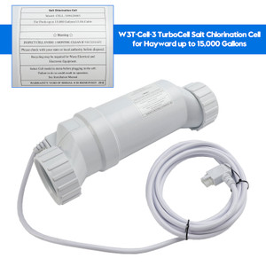 W3T-Cell-3 TurboCell Salt Chlorination Cell for Hayward up to 15000 Gallons
