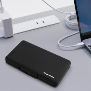 M2 Hard Drive Protection Box Storage Box Solid State Drive Box Shockproof Waterproof PP Box Black