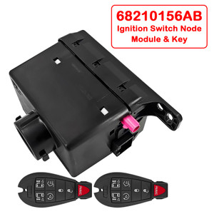 Wireless Ignition Node Module with two keys for Dodge Chrysler Jeep 68210156AB