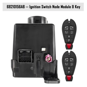Wireless Ignition Node Module with two keys for Dodge Chrysler Jeep 68210156AB