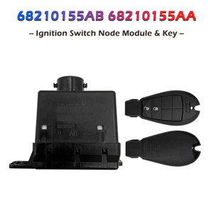 2008-2010 Dodge Town & Country Ignition Switch Node Module & Key 68210155AB,68210155AA Generic