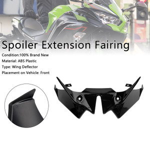 2021-2024 Kawasaki Z650 Spoiler Extension Fairing Black Generic