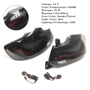2014-2020 BMW 2 Series F22 F23 F87 Sequential Dual LED GTS L&R Smoked LED Tail Lights Rear Lamp Assembly Generic