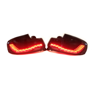 2014-2020 BMW 2 Series F22 F23 F87 Sequential Dual LED GTS L&R Smoked LED Tail Lights Rear Lamp Assembly Generic