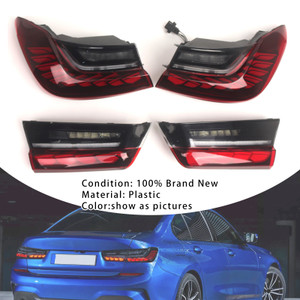 2019-2024 BMW 330 340 G20 G80 M3 3 Series LED GTS L&R Red LED Tail Lights Rear Lamp Assembly Generic