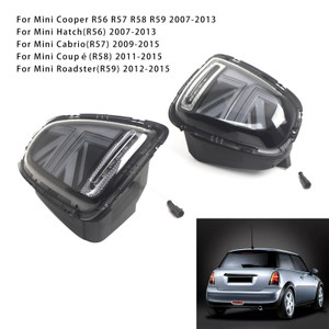 2007-2015 BMW Mini R56 R57 R58 R59 Cooper S Grey L&R LED Tail lights Lamps Generic