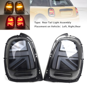 2014-2023 Mini Cooper F55 F56 F57 Smoke L&R LED Tail lights Lamps Generic