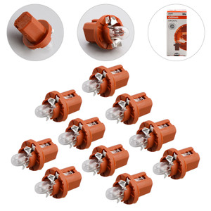10PCS Instrument Light B8.5D 2741MFX 24V 1.2W For OSRAM
