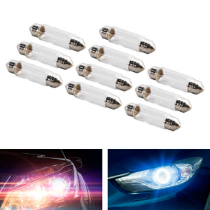 10PCS Car Light Tubular Lamp bulb C5W SV8.5 6421 24V 3W For OSRAM