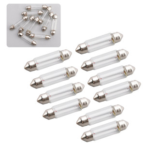 10PCS Car Light Tubular Lamp bulb C5W SV8.5 41MM 6424 24V 5W For OSRAM