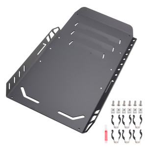 2015-2024 Road Glide Aluminum Skid Plate Chassis Protector Black Generic