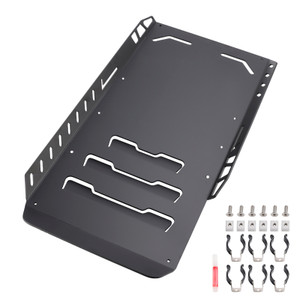 Black Aluminum Skid Plate Chassis Protector Fit for 2014-2025 Touring Models