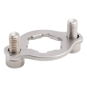 1982-2007 Yamaha XT125 XT200 XT200 ST225 Front Sprocket Holder Retainer with Hardware Kit Silver Generic