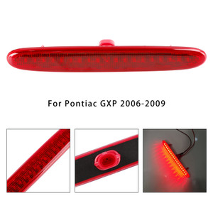 2006-2009 Pontiac Solstice Red LED 3rd Third Brake Stop Light Lamp 28K Generic