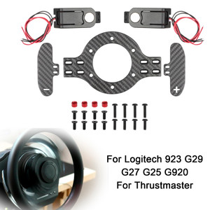 Shift Paddles Racing Game Simulation Steering Wheel Magnetic Paddles with Mount For Logitech 923 G29 G27 G25 G920 For Thrustmaster