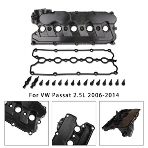 2006-2014 VW Beetle Golf Jetta Passat 2.5L Engine Valve Cover w/Gasket Bolts Cap Generic