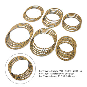 Toyota Highlander Sienna Camry Avalon Lexus 8- Speed Automatic Transmission Overhaul Clutch Rebuild Friction Plates Kit UA80E/F Generic