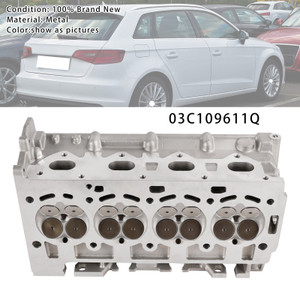 2006-2016 SEAT Altea Alhambra Leon Toledo Ibiza Cylinder Head with Valves 03C109611Q Generic