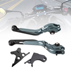 2022-2024 HONDA CRF1100L Africa Twin Adjustable Folding Extendable Racing Brake & Clutch Levers Black T Generic