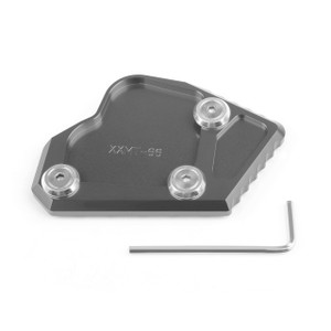 Side Pad Kickstand Stand Extension Plate BMW K1600GT 1600GTL (2011-2015), Titanium
