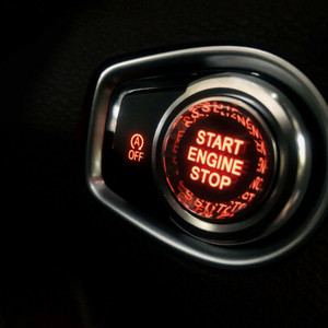 BMW F Chassis F30 F31 F20 F21 Crystal Engine Start Stop Switch Button Cover Silver Generic