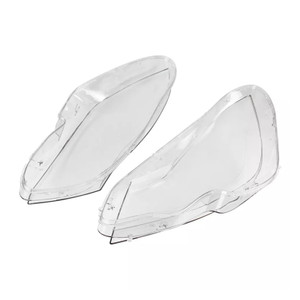 2011-2015 Mercedes Benz C Class W204 2PCS Front Headlight Lens Cover LampShade Generic