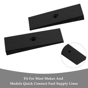 2PCS 2" Wide 4¡ãDegree Steel Leaf Spring Degree Shims Black
