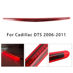 2006-2011 Cadillac DTS Full LED Third 3RD Tail Brake Light Rear Stop Lamp 25844853 Red Generic