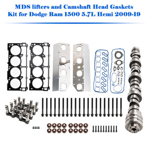 Dodge Ram 1500 5.7L Engine 2009-2010 MDS lifters and Camshaft Head Gaskets Kit