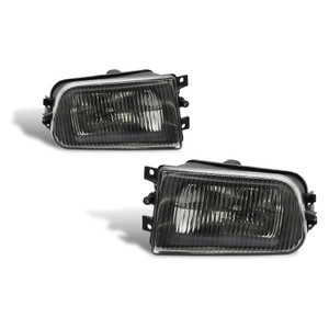 1995-1998 BMW E39 5-Serise Pair Front Bumper Fog Light Lamps Without Bulbs Generic