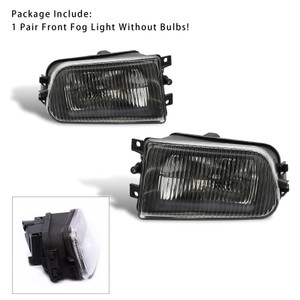 1995-1998 BMW E39 5-Serise Pair Front Bumper Fog Light Lamps Without Bulbs Generic