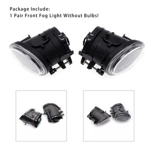 2001-2006 BMW E46 3 Series Pair Front Fog Light Lamps Without Bulbs Generic