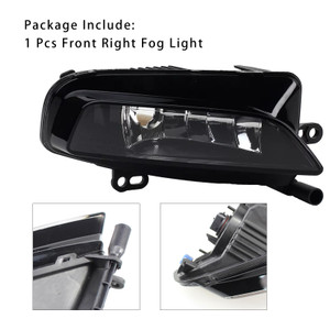 2012-2016 Audi A3 8V Rs3 S3 1 Pcs Front Right Fog Light Lamps With Bulbs Generic