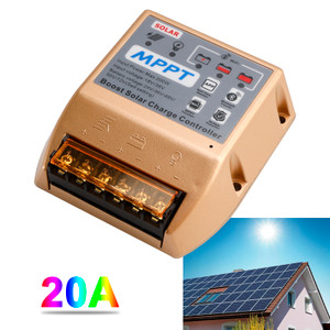 20A Boost MPPT Solar Controller 24V36V48V 60V72V Solar Electric Vehicle Charging Mobile APP