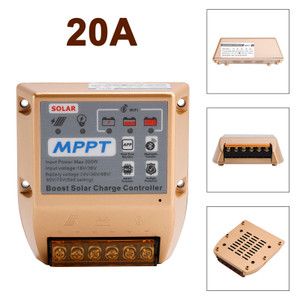 20A Boost MPPT Solar Controller 24V36V48V 60V72V Solar Electric Vehicle Charging Mobile APP