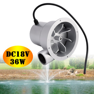 12V Water Flow Turbine Small Hydroelectric Generator DC18V 36W Alternating Current High Efficiency Brushless Motor for Home Field
