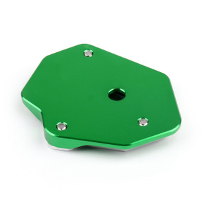 Side Pad Kickstand Stand Extension Plate Kawasaki Z650 Z900 (2017), Green