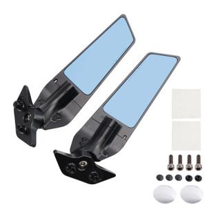 2020-2025 BMW S1000RR CNC Aluminum Adjustable Swivel Winglet Mirror Black Generic
