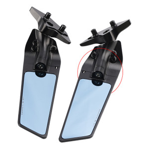 2021-2022 BMW M1000RR CNC Aluminum Adjustable Swivel Winglet Mirror Black Generic