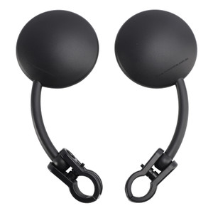 Pair Enduro Folding Mirrors Clamp On Fits Dual Sport Motorcycle ATV Dirt Bike