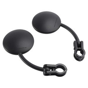 Pair Enduro Folding Mirrors Clamp On Fits Dual Sport Motorcycle ATV Dirt Bike