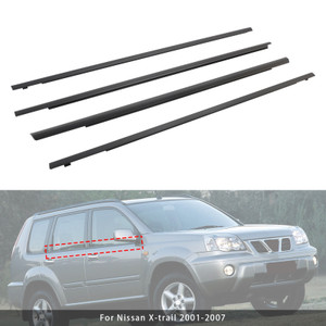 2001-2007 Nissan X-trail 4PCS Window Weather Strip Seal Belt Generic