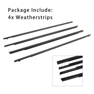 2001-2007 Nissan X-trail 4PCS Window Weather Strip Seal Belt Generic