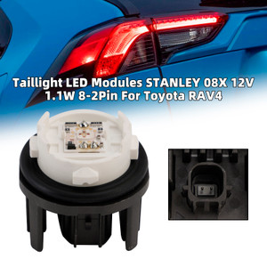 Taillight LED Modules 08X 12V 1.1W 8-2Pin For Toyota RAV4