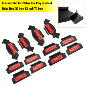 2 Pcs Brackets Set for Philips Hue Play Gradient Light Strip 55/65/75 inch